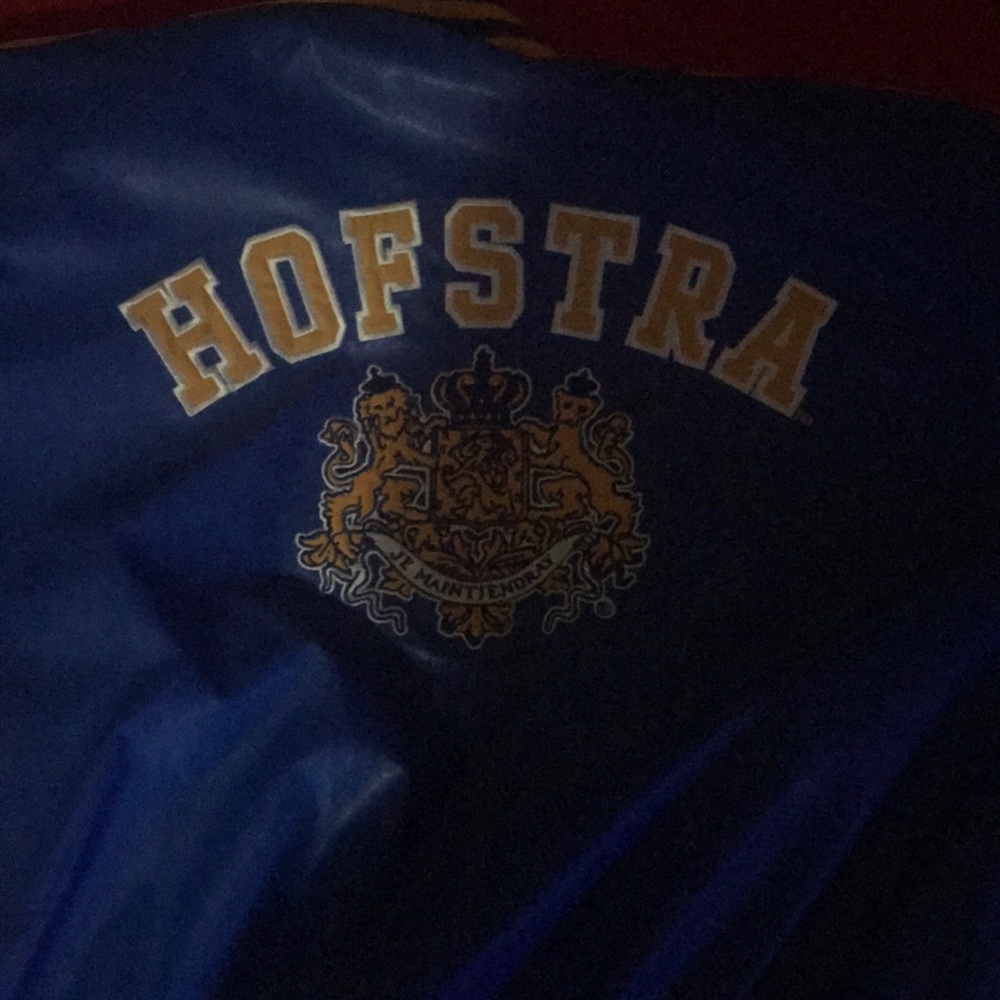 steve and barry’s hofstra bomber jacket